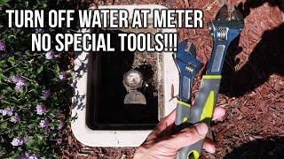 How To Shut Off Your Water At Your Meter (No Special Tools Needed)