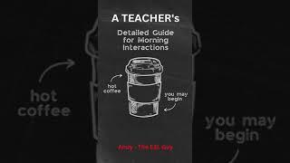A TEACHER's morning guide! #teaching #teacher