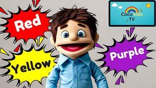 Learn colors with sounds and different objects by Coco kids tv, Learn colors with Music fun