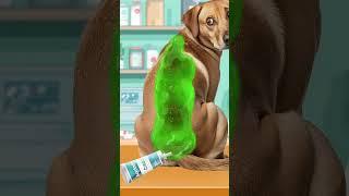 ASMR Removal Dog Ticks #asmr #dog #animation #shorts