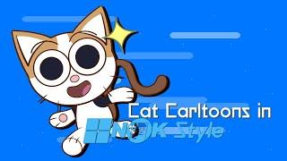 Cat Carltoons In NBK Style "TAOCB Styled" Logo (25.05.2022)