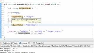 Overloaded Insertion Operator Example in C++