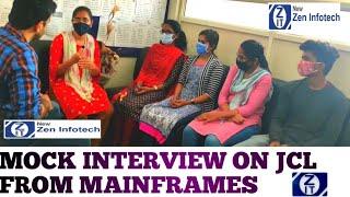 Mock interview on JCL(Mainframes) 2020 |NewZen Infotech|