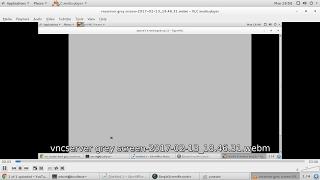 Grey Screen comes on connecting to VNC Server