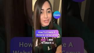 How To Create A Website Using Canva! #canvatips #canvatutorial