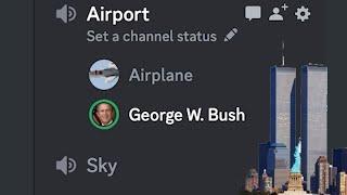 George Bush Takes A Flight Discord Meme