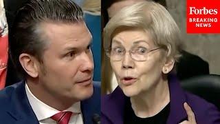 VIRAL MOMENT: Pete Hegseth's Response To Elizabeth Warren Makes Many In Confirmation Hearing Laugh