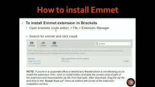 Fastest way to write HTML/CSS code by Zen coding using Emmet and Brackets,