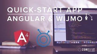 Create a Quick Start Application with Angular and Wijmo