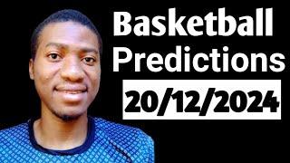 Basketball Predictions Today 20/12/2024 | Betting Tips Today #basketball