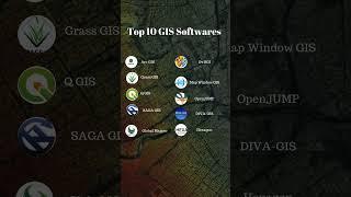 Top 10 GIS Softwares #gis#qgis3#qgis#arcgis#gistutorial #geographicinformationsystem#python#civil