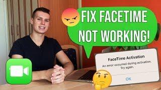 HOW TO FIX FACETIME NOT WORKING! (ACTIVATION, BLACK SCREEN, POOR CONNECTION)!