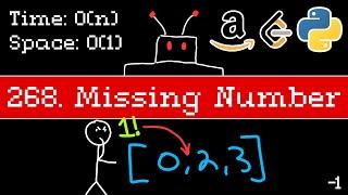 Missing Number - Leetcode 268 - Blind 75 Explained - Binary - Python