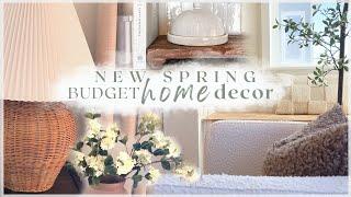 AFFORDABLE SPRING HOME DECOR HAUL - mcgee & co + hobby lobby + world market - designer dupes 2024