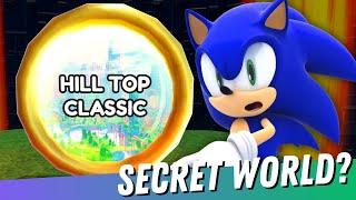 SECRET Location of Classic Hilltop in Sonic Speed Simulator REVEALED!