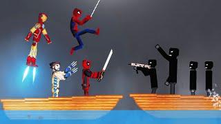 Super Heros VS Crime on Sea in People Playground