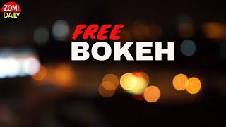 Free download for your video: Bokeh effect