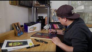 Blick Artists Serving Artists – Bradley Chapman with Prismacolor Markers and Pencils