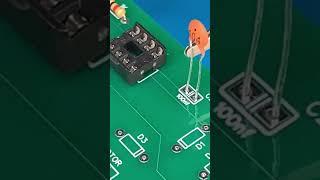 Installing electronic components on a PCB board