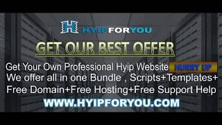 Get Your Own Professional Hyip Website 2019  in low price