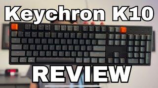 Keychron K10 Review - Mechanical Wireless Hotswap RGB Keyboard