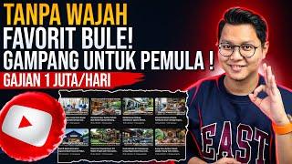 TANPA WAJAH, TARGET BULE, GAMPANG UNTUK PEMULA, 1 JUTA PERHARI DARI HP & YOUTUBE