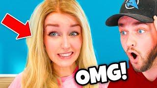 Boyfriend REACTS to my NEW HAIR! (Prank)