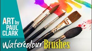 A full guide on the best brushes to use for watercolour painting.