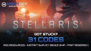 STELLARIS Cheats: Add Resources, Instant Recruit, Fast Research, ... | Trainer by MegaDev
