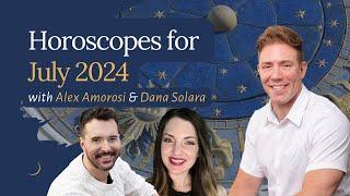 Sun & Rising Sign Horoscopes for July 2024