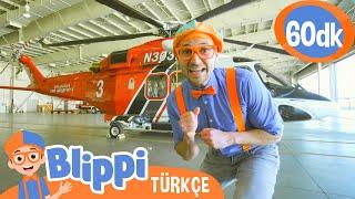 Blippi Yangın Söndürme Helikopteri Keşfediyor  BLIPPI | Çocuk Çizgi Filmleri | Moonbug Kids Türkçe