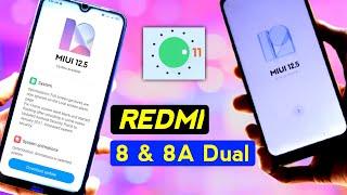 Miui 12.5 Android 11 Update Redmi 8 & Redmi 8A Dual | Redmi 8 Miui 12.5 Update | Redmi 8 New Update