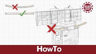 Arbeitstechnik: Schläge am Werkstück beim Dickenhobeln vermeiden | Felder Group HowTo