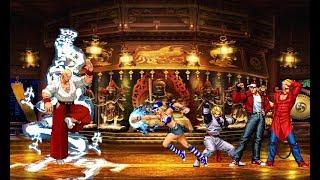 MUGEN KOF Orochi Geese (???) Vs. Bogard Team