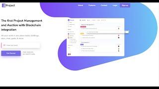 InProject - The first Project Management and Auction with Blockchain integration