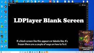 LDPlayer Blank Screen 2021 Fix Guide