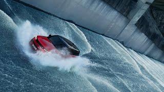 Range Rover Sport climbs Icelandic dam | The Spillway Challenge