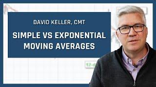 Simple vs Exponential Moving Averages | David Keller, CMT