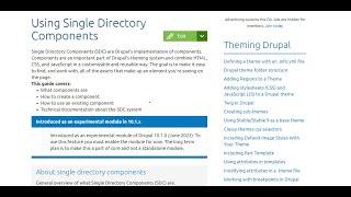 1 - How to use Single Directory Components in Drupal 10 | D4Drupal