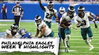 Philadelphia Eagles Highlights vs Lions - Week 8 2021 [HD]