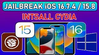  Install Cydia Rootfull Jailbreak iOS 16.7/15.7.9 Windows| CheckRa1n PaleRa1n Without USB Jailbreak