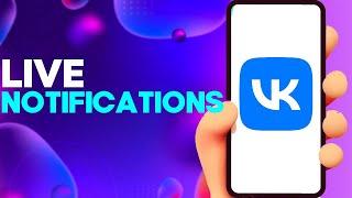 How to Turn Off or On Live Streams Notifications on Vk app on Android or iphone IOS