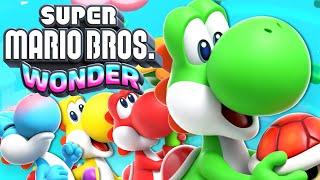 Super Mario Bros. Wonder Walkthrough Part 5 - Fungi Mines 100% - Yoshi Gameplay
