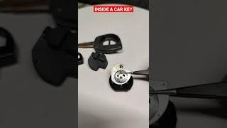 Inside a car key ??? How ?? - Broken key replacing lock switch #shorts