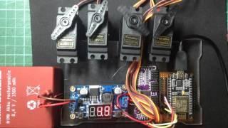 NodeMCU ESP8266 on PCA96 Driving Multiple Servo