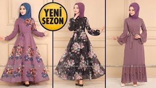 2021 ModaSelvim Şifon Büyük Beden Elbise Modelleri 1 | 2021 Mother of The Bride Dresses