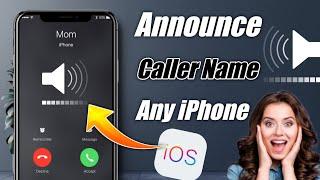  How To Announce Caller Name In iPhone | How To Turn On Announce Calls On iPhone | Announce Calls