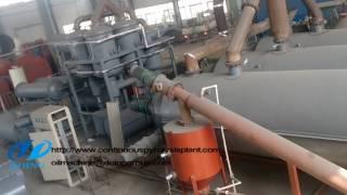 Continuous waste tyre/plastic pyrolysis plant pyrolysis process  tyre/plastic to fuel oil   video