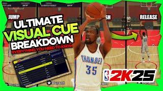 NBA 2K25 ULTIMATE JUMPSHOT VISUAL CUE BREAKDOWN BEST SETTINGS FOR SHOOTERS!!! IMPROVE SHOOTING IN 2K