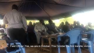 Introduction Meeting at a Universal Basic Income (UBI) village in Kenya